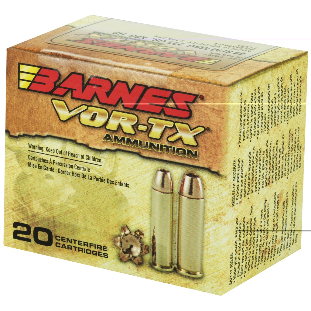 Barnes Vor-tx 44mag 225gr Xpb 20/200