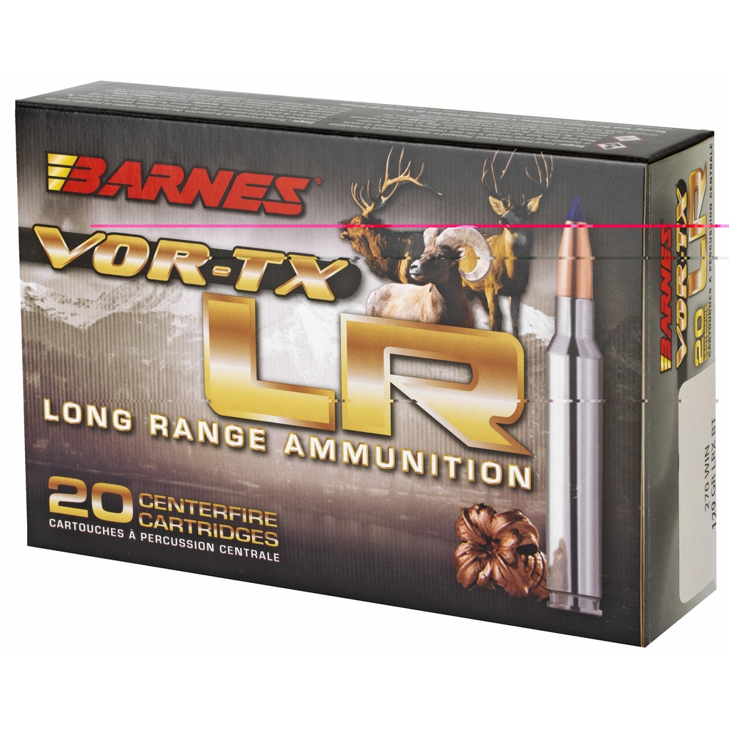 Barnes Vor-tx 270win Lr 129gr 20/200
