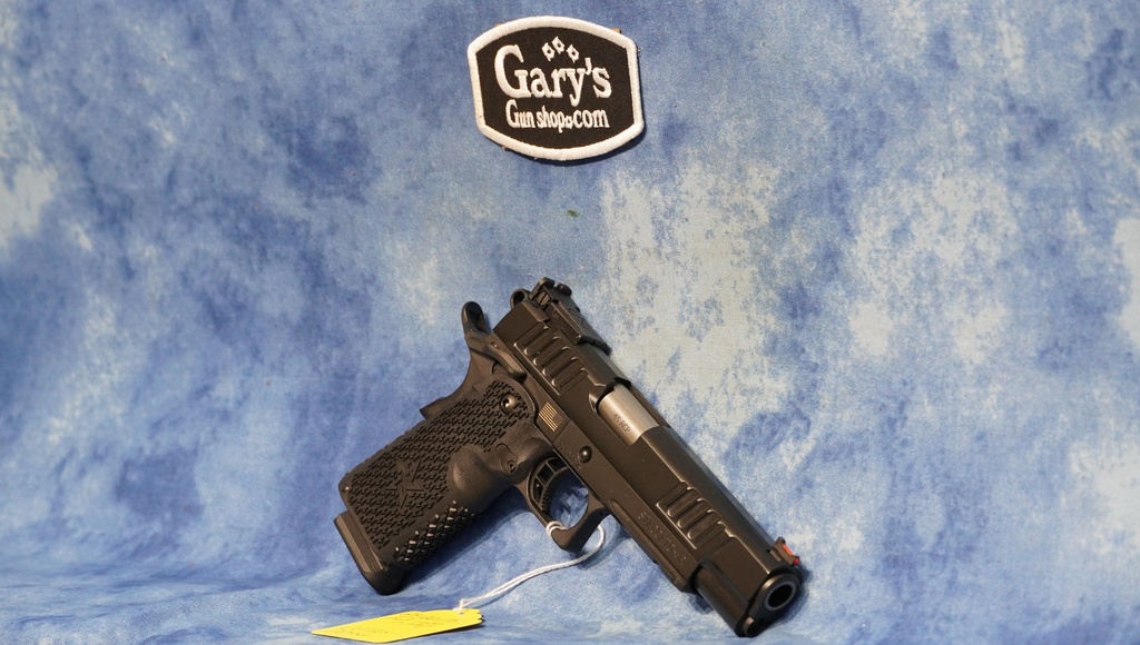 PRE OWNED STACCATO 2011 SINGLE STACK 45 ACP 5" BBL W/RAIL