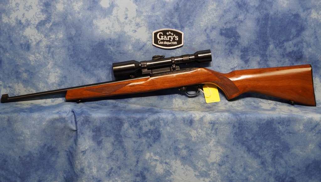 USED RUGER 10/22 DELUXE WALNUT MFG 1983 W/SCOPE