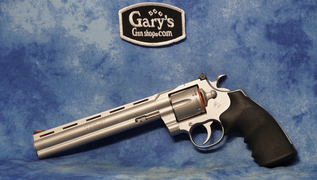 COLT MFG PYTHON-SM8RTS PYTHON 357 MAG 6RD 8" BEAD BLASTED VENT RIB