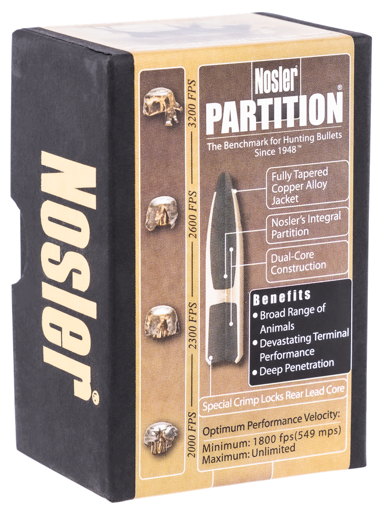 NOSLER PARTITION, NOS 16322 PARTITION  270 130 SPTZR  50