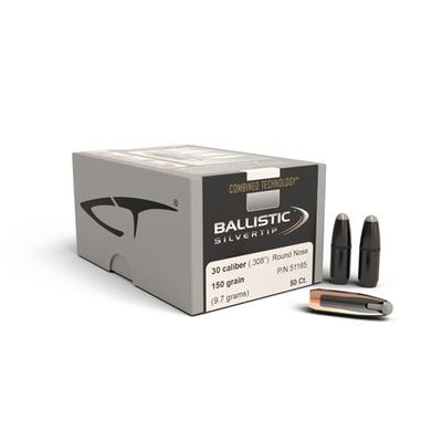 NOSLER 51165 BALLISTIC SILVERTIP 30 CALIBER 150 GRAIN 50 CNT