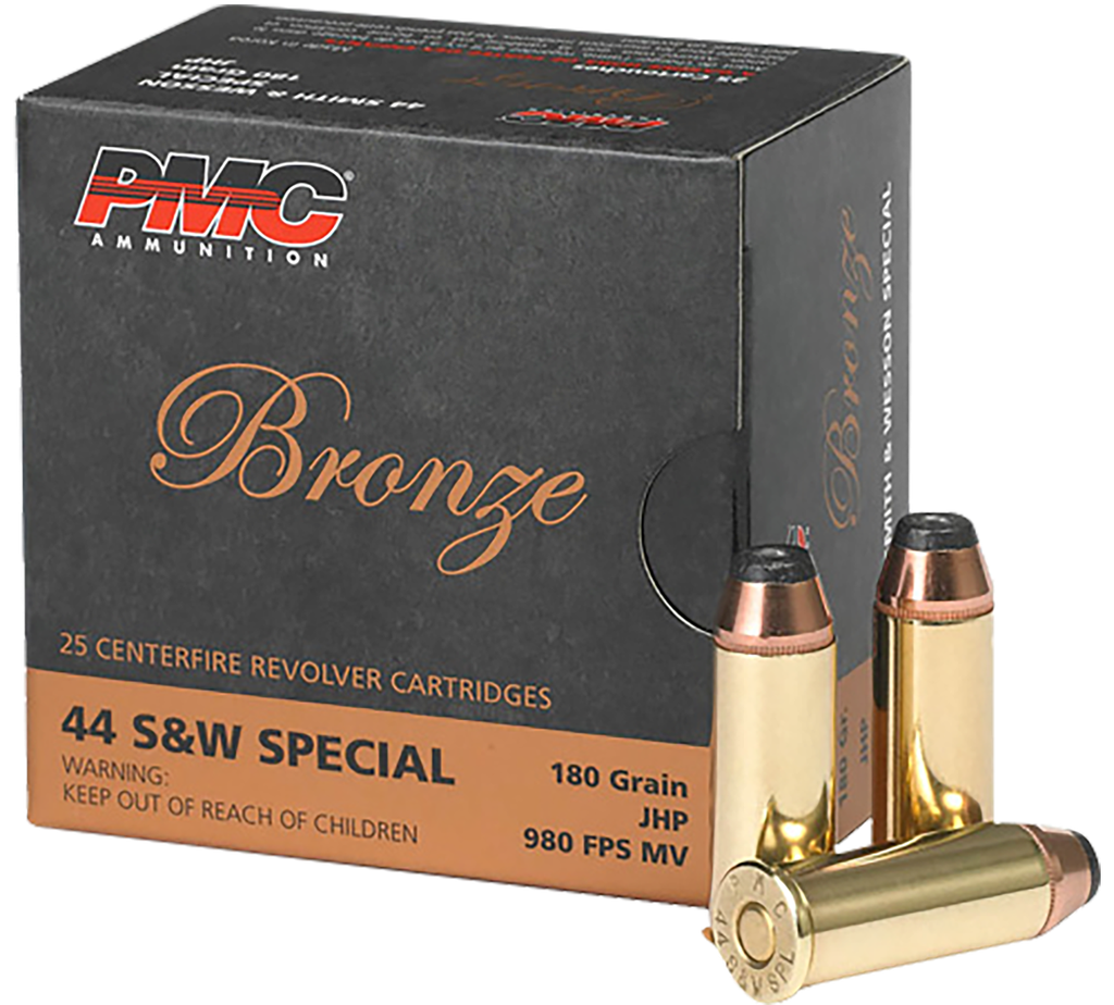 PMC 44SB BRONZE 44 SPECIAL 180 GRAIN JHP 25 RNDS 