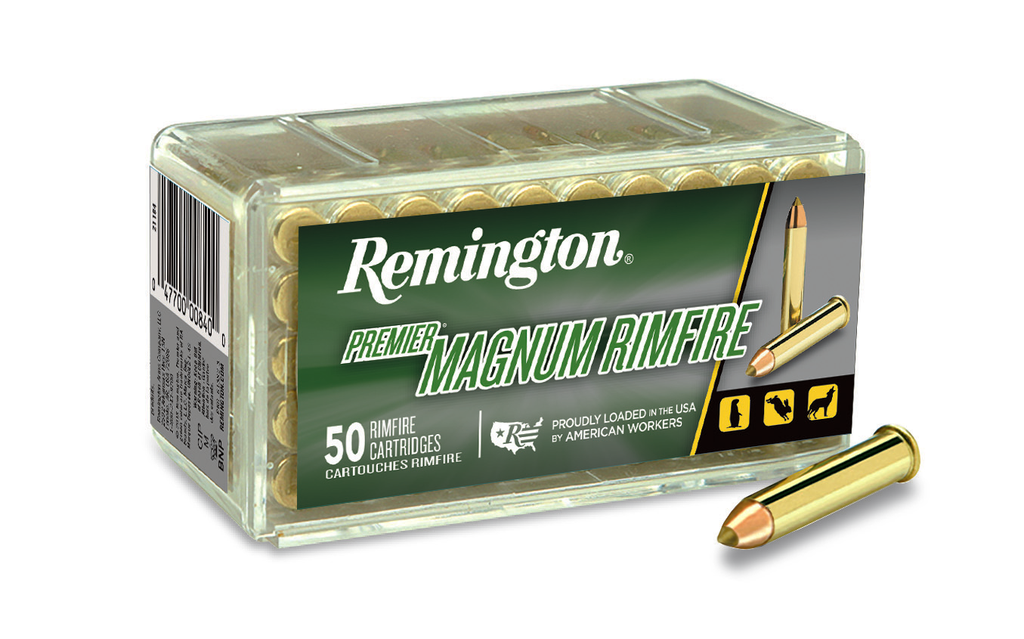 REMINGTON 21184 PREMIER MAGNUM RIMFIRE 22 WMR 33 GRAIN ACCUTIP V 50 RNDS 