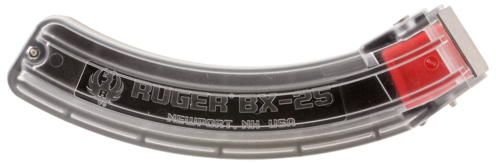 RUGER 90591 10/22 OEM 22 LR 25 ROUND CLEAR  MAGAZINE