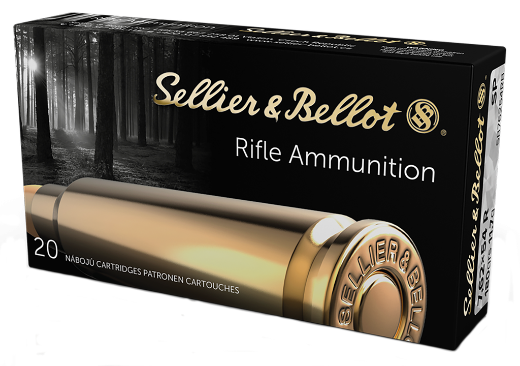 SELLIER & BELLOT SB76254RB RIFLE 7.62X54R 180 GRAIN SOFT POINT 20 RNDS