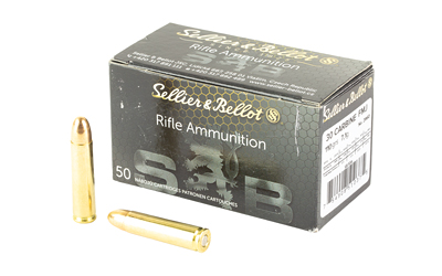 SELLIER & BELLOT SB30A 30 CARBINE 110 GRAIN FMJ 50 RNDS