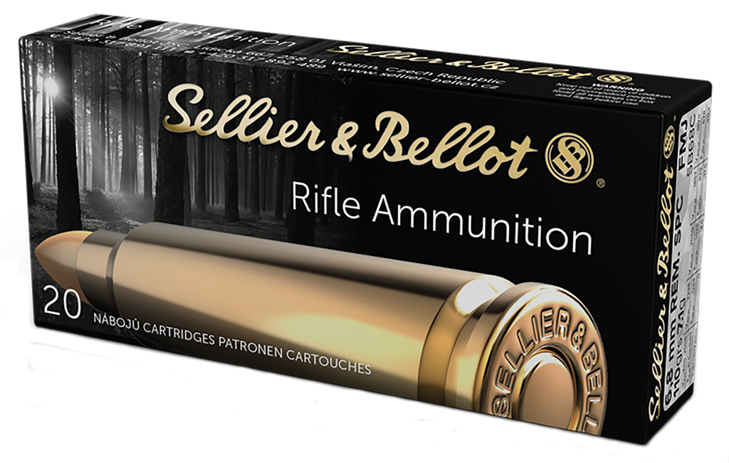 SELLIER & BELLOT SB68C RIFLE 6.8MM REM SPC 110 GRAIN FMJ 20 RNDS