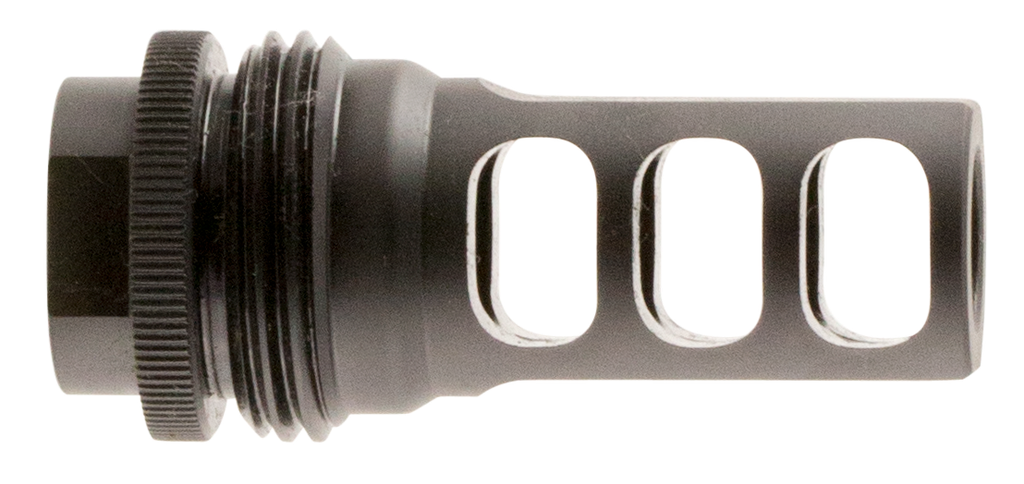 SILENCERCO AC1733 ASR MUZZLE BRAKE BLACK STEEL WITH 5/8"-24 TPI THREADS FOR 458 CAL