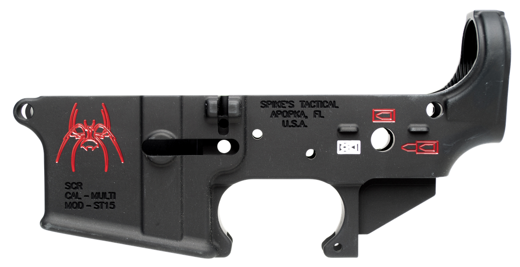 SPIKES STLS019-CFA SPIDER STRIPPED LOWER RECEIVER MULTI-CALIBER