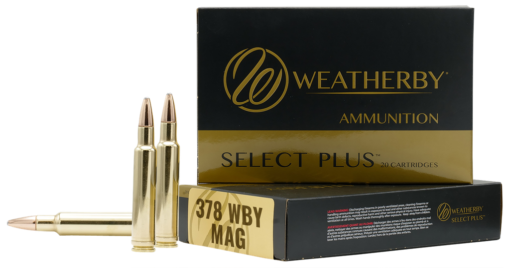 WEATHERBY SELECT PLUS, WTHBY B378270TSX   378 WEATHERBY  270 TSX  20RNDS