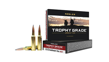NOSLER 60091 TROPHY GRADE LONG-RANGE 6.5 CREEDMOOR 129 GRAIN ABLR 20 RNDS