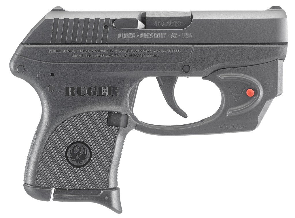 RUGER LCP 380ACP W/ VIRIDIAN RED LASER