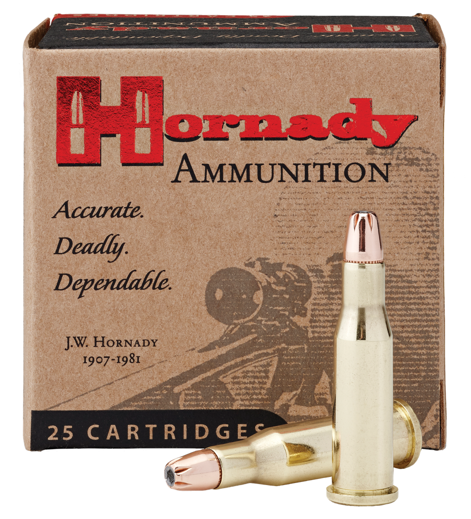 HORNADY 8307 CUSTOM 218 BEE 45 GR HOLLOW POINT MATCH 25 RNDS