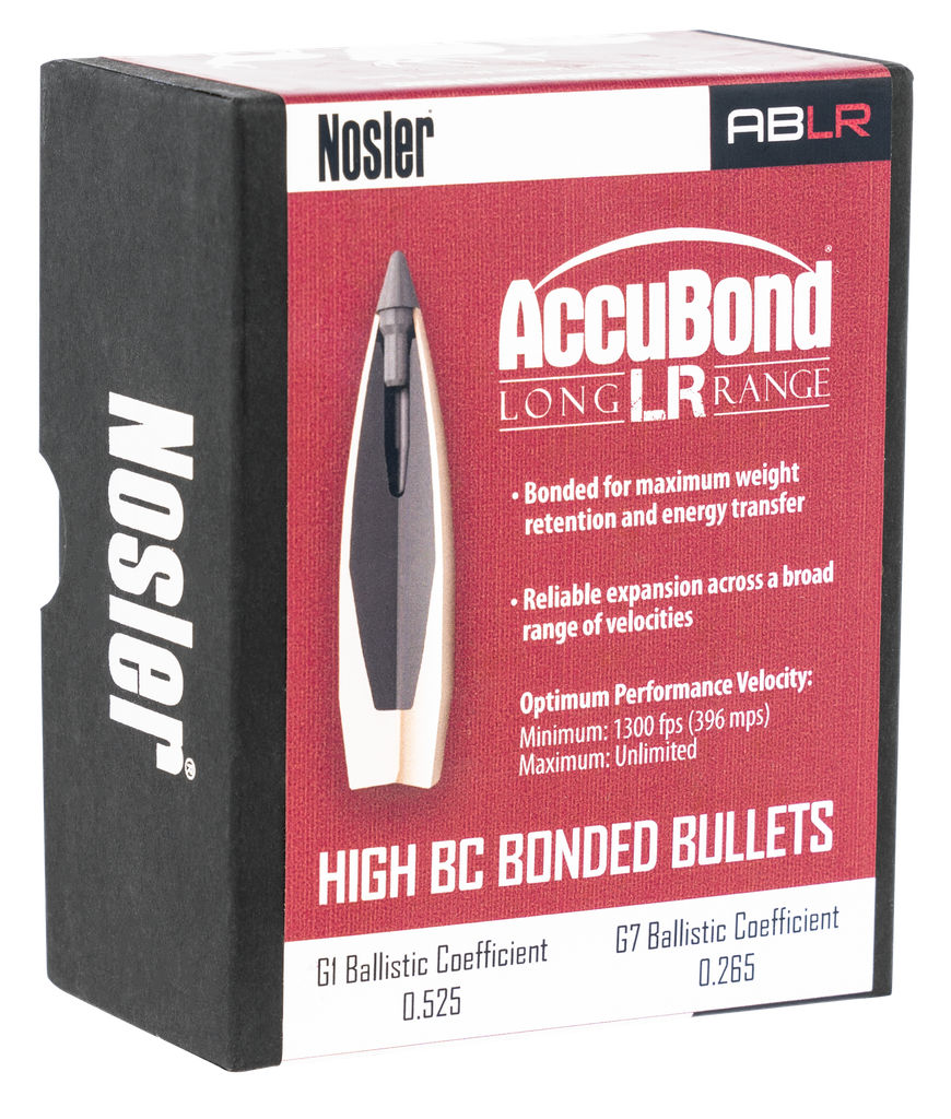 NOSLER ACCUBOND, 58455 ACCUBOND LR .308 168 SP   100