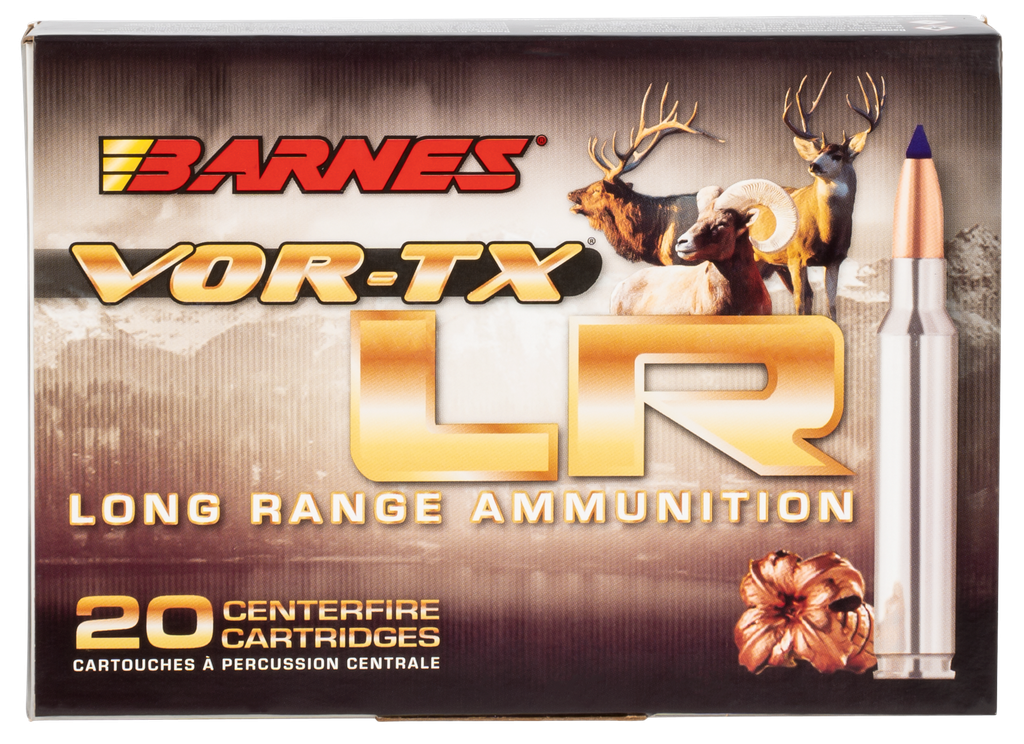 BARNES BULLETS 28985 VOR-TX LONG RANGE 7MM RUM 145 GRAIN LRX BOAT TAIL 20 RNDS