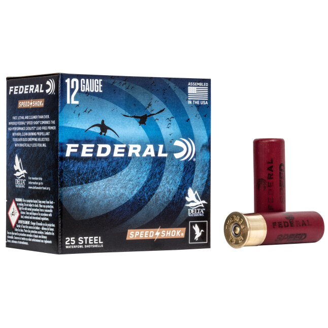 FEDERAL WF142BB SPEED-SHOK 12 GAUGE 3" 1-1/4OZ BB SHOT 25 RNDS 