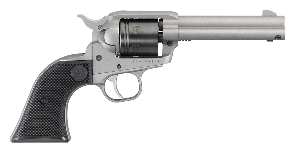 RUGER 22 LR WRANGLER 4.62" BBL SILVER CERAKOTE 2003