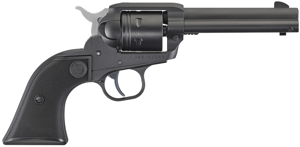 RUGER 2002 WRANGLER 22 LR 4.62" BBL BLACK CERAKOTE