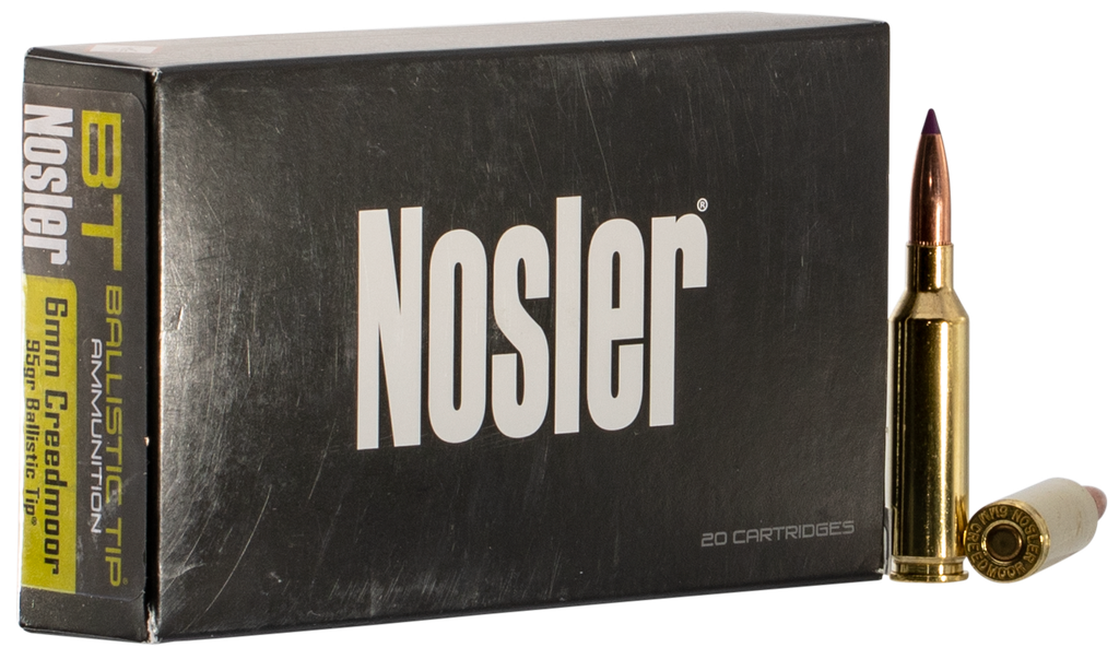 NOSLER 6MM CREED 95GR BT 20/200 40052
