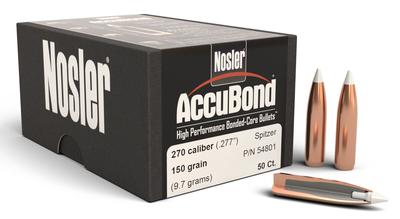 NOSLER 270CAL ACCUBOND 150GR 54801