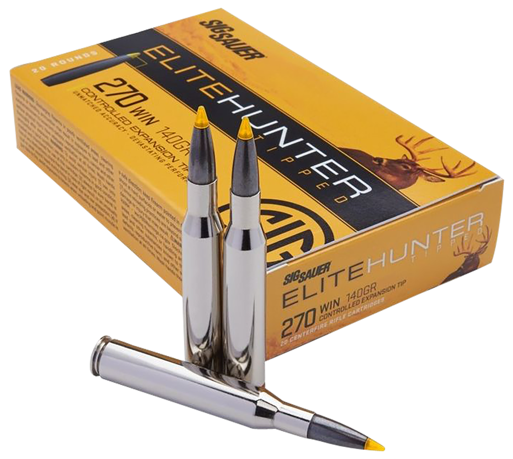 SIG SAUER E270TH2-20 ELITE HUNTER TIPPED 270 WIN 140 GRAIN 20 RNDS  