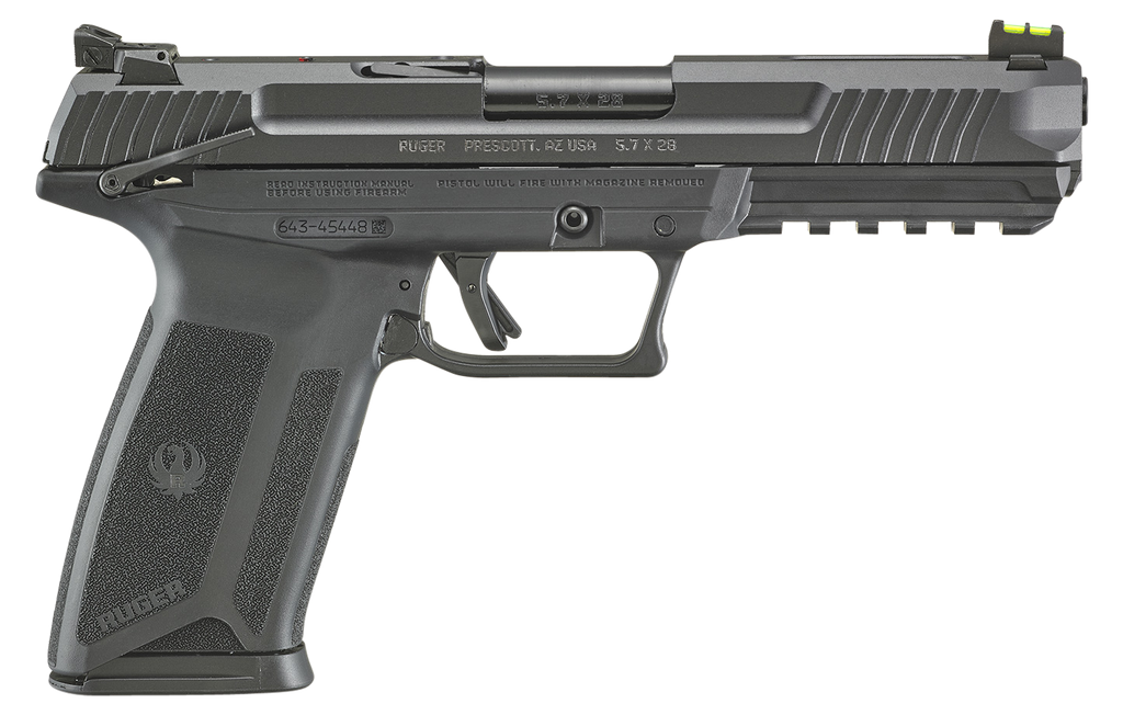 RUGER 16401 RUGER-5.7 5.7X28MM 4.94" BARREL 20+1, BLACK