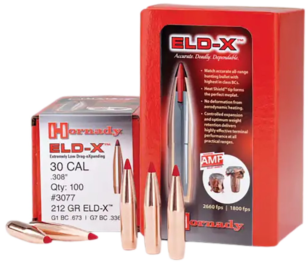 HORNADY 2441 ELD-X 6MM .243 90 GR EXTREMELY LOW DRAG EXPANDING 100 PER