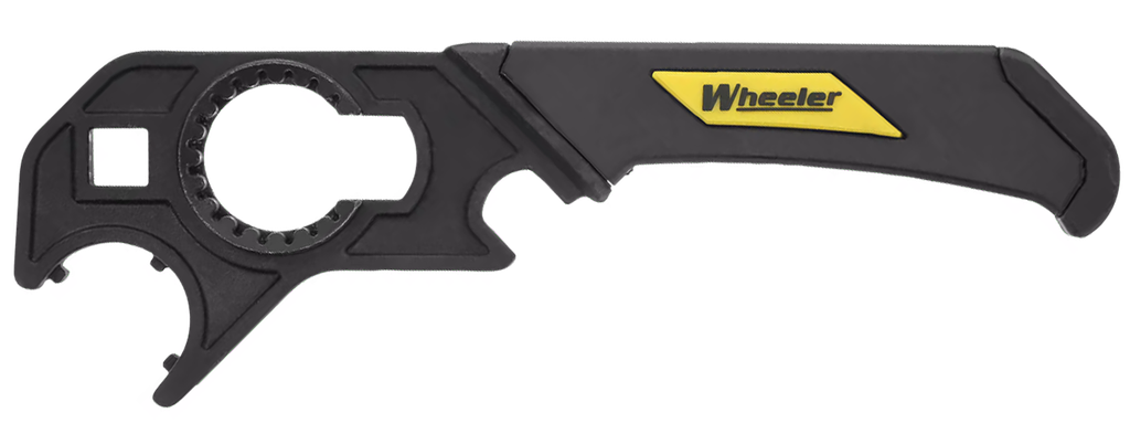 WHEELER PROFESSIONAL ARMORER'S WRENCH BLACK/YELLOW STEEL AR PLATFORM 1099561