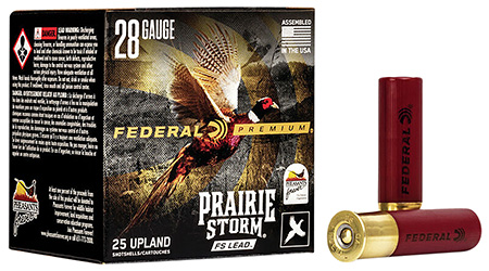 FEDERAL PFX289FS6 28 GA PRAIRIE STORM 2-3/4" 13/16 OZ 1300 FPS #6 25 RNDS 