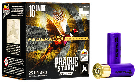FEDERAL PFX164FS5 PREMIUM PRAIRIE STORM FS 16 GAUGE 2.75" 1 1/8OZ 5 SHOT 25 RNDS