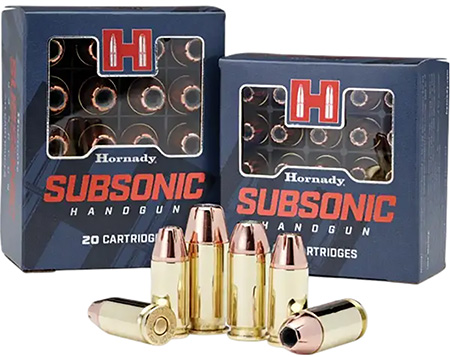 HORNADY 90971 45ACP 230GRXTP SUBSONIC 20 RNDS