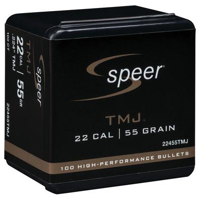 SPEER 22CAL TMJ TARGET 55 GRAIN TOTALLY ENCAPSULATED 100 CNT 22455TMJ