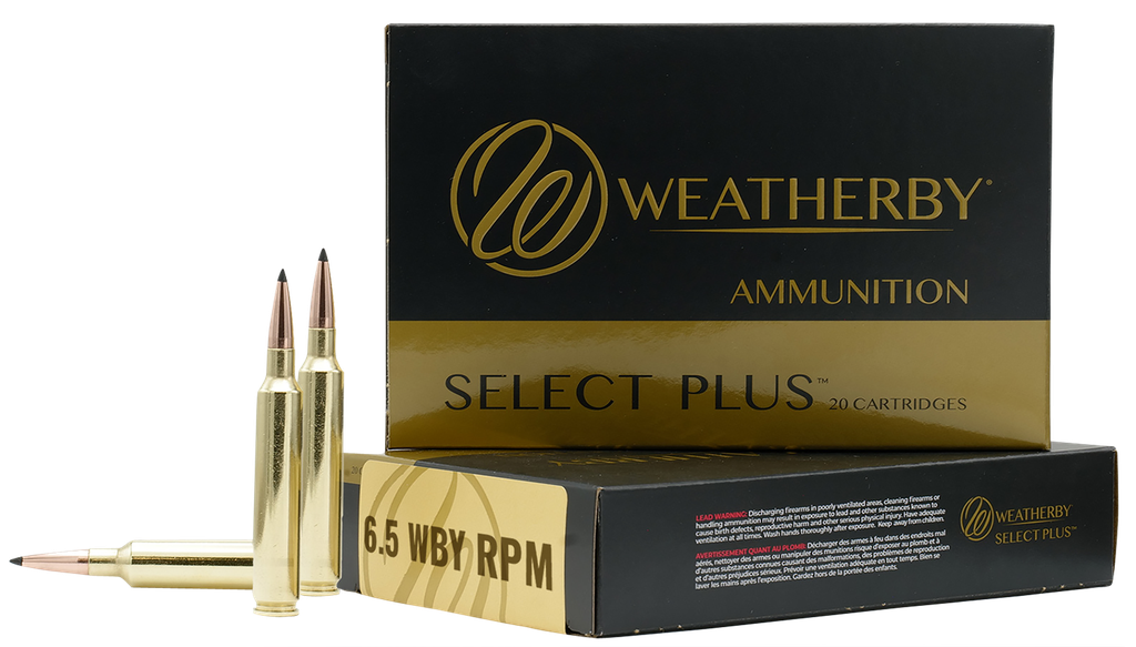 WEATHERBY B65RPM127LRX SELECT PLUS 6.5 WBY RPM 127 GR BARNES LRX 20/10