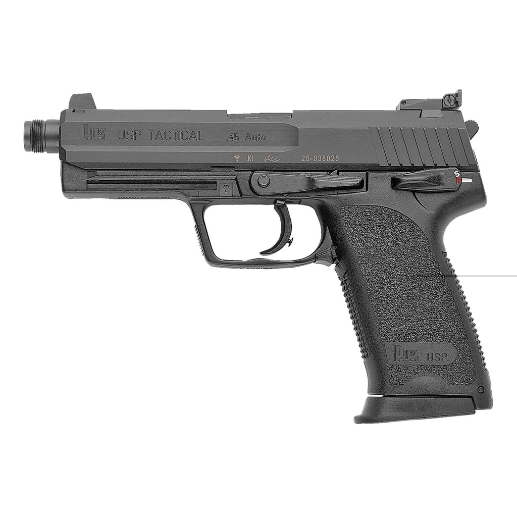 HECKLER & KOCH 81000350 USP TACTICAL V1 SA/DA 45 ACP CALIBER WITH 5.09" TH