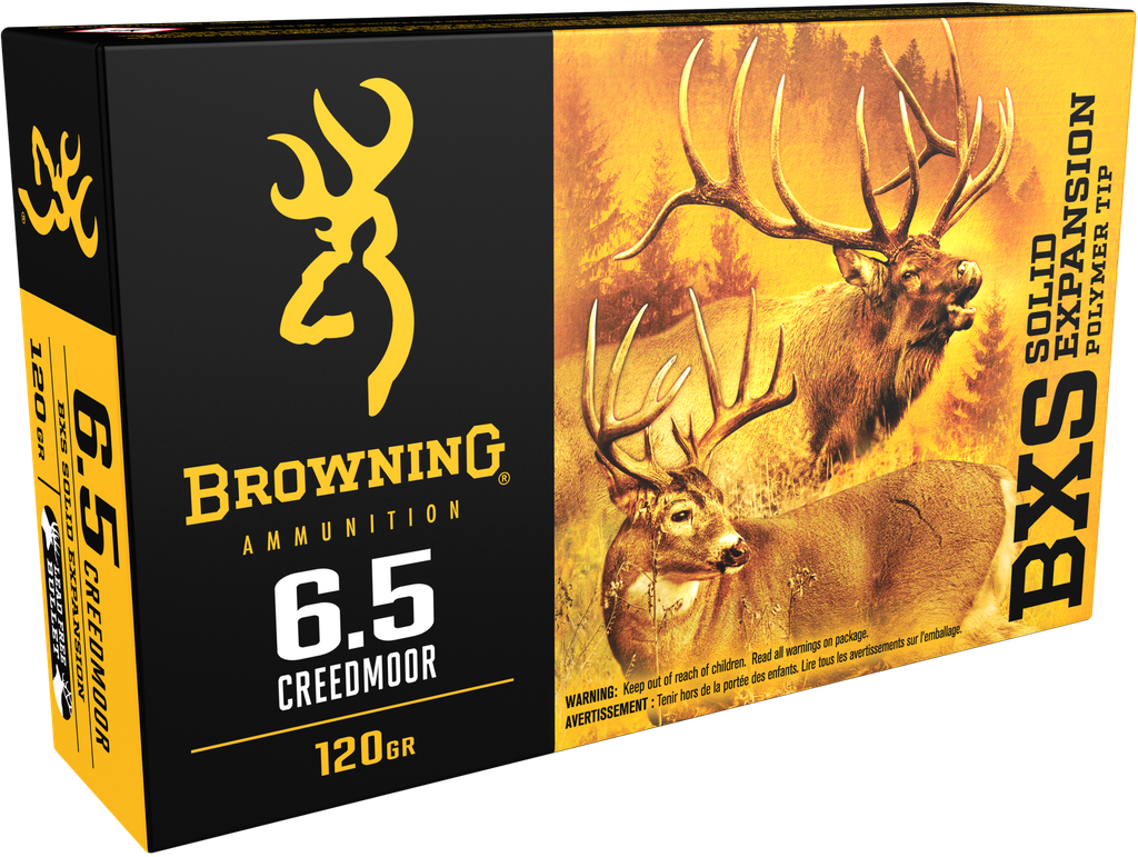 BROWNING B192400651 6.5 CREEDMOOR 120 GRAIN LF 20 RNDS