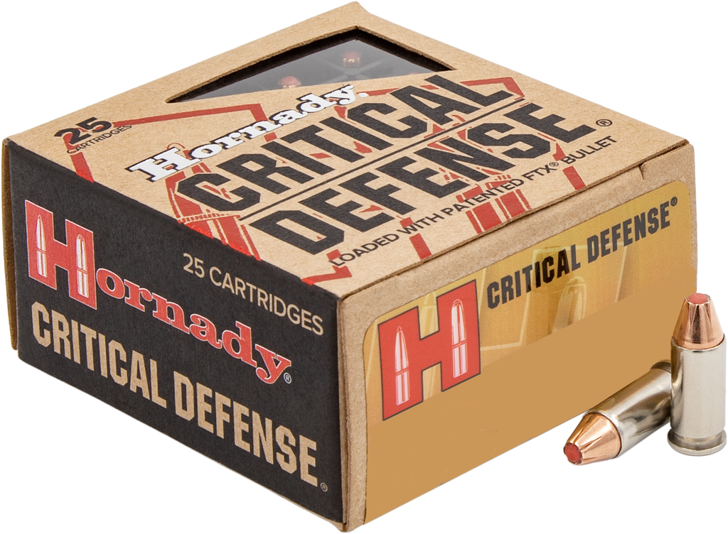 HORNADY 90063 CRITICAL DEFENSE 32 ACP 60 GRAIN FLEX TIP 25 RNDS