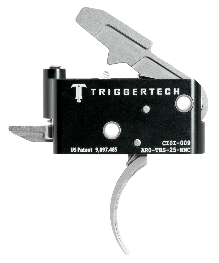 TRIGGERTECH AR0-TBS-25-NNC ADAPTABLE 2.5-5 LB TWO STAGE CURVED TRIGGER