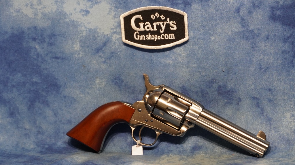 A. UBERTI 344102 MODEL 1873 CATTLEMAN NICKEL 45 LC 4.75" BBL 