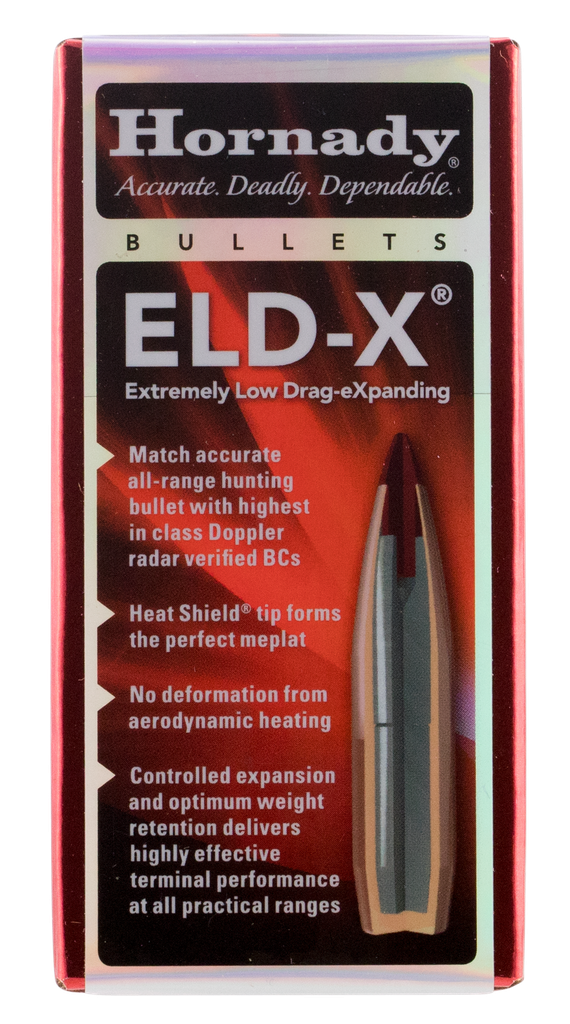 HORNADY 25418 ELD-X 25 CALIBER .257 110 GRAIN 100 CNT
