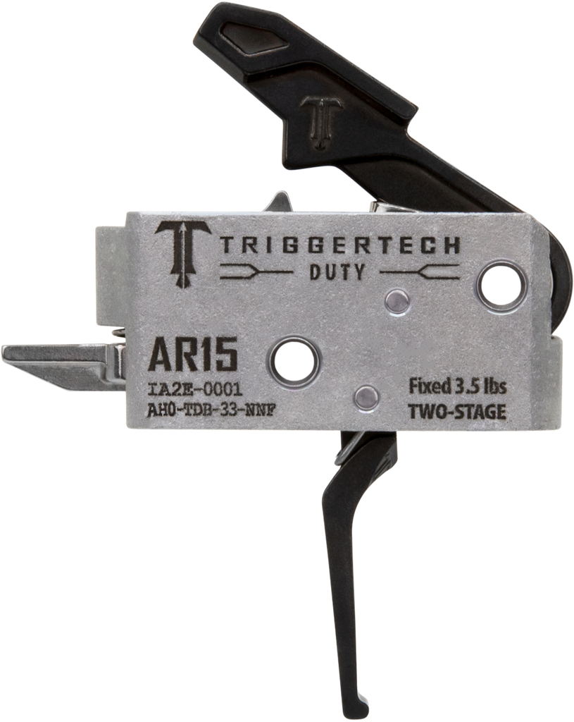 TRIGGERTECH AH0-TDB-33-NNF DUTY AR-15 TWO STAGE 3.5 LB FLAT TRIGGER
