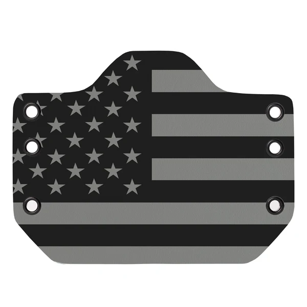 BULLSEYE HOLSTERS OWB-055-M-U OWB MEDIUM GRAY FLAG