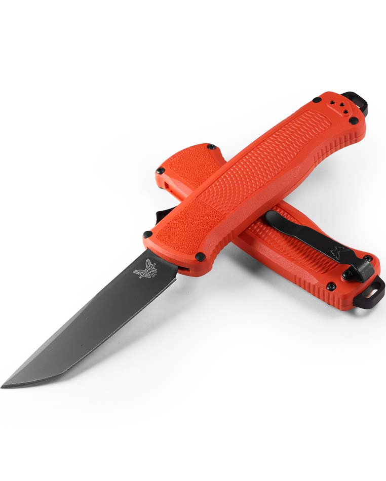 BENCHMADE 5370BK-04 SHOOTOUT MESA RED OTF AUTO OPEN CPM- CRUWEAR STEEL