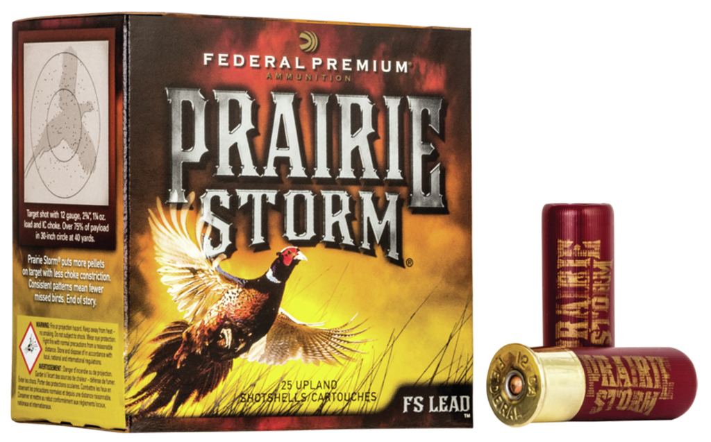 FEDERAL PFX129FS4 PREMIUM PRAIRIE STORM FS 12 GA 3" 1 5/8OZ 4 SHOT 25 RNDS