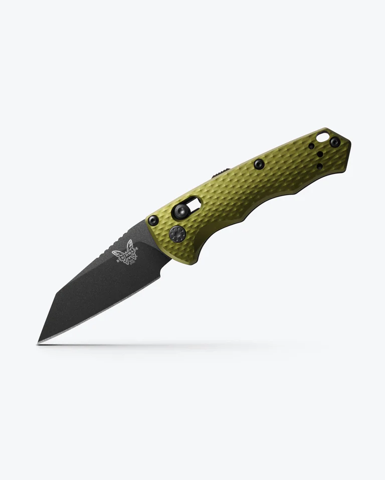 BENCHMADE 2900BK-2 AUTO IMMUNITY WOODLAND GREEN CPM-M4 STEEL