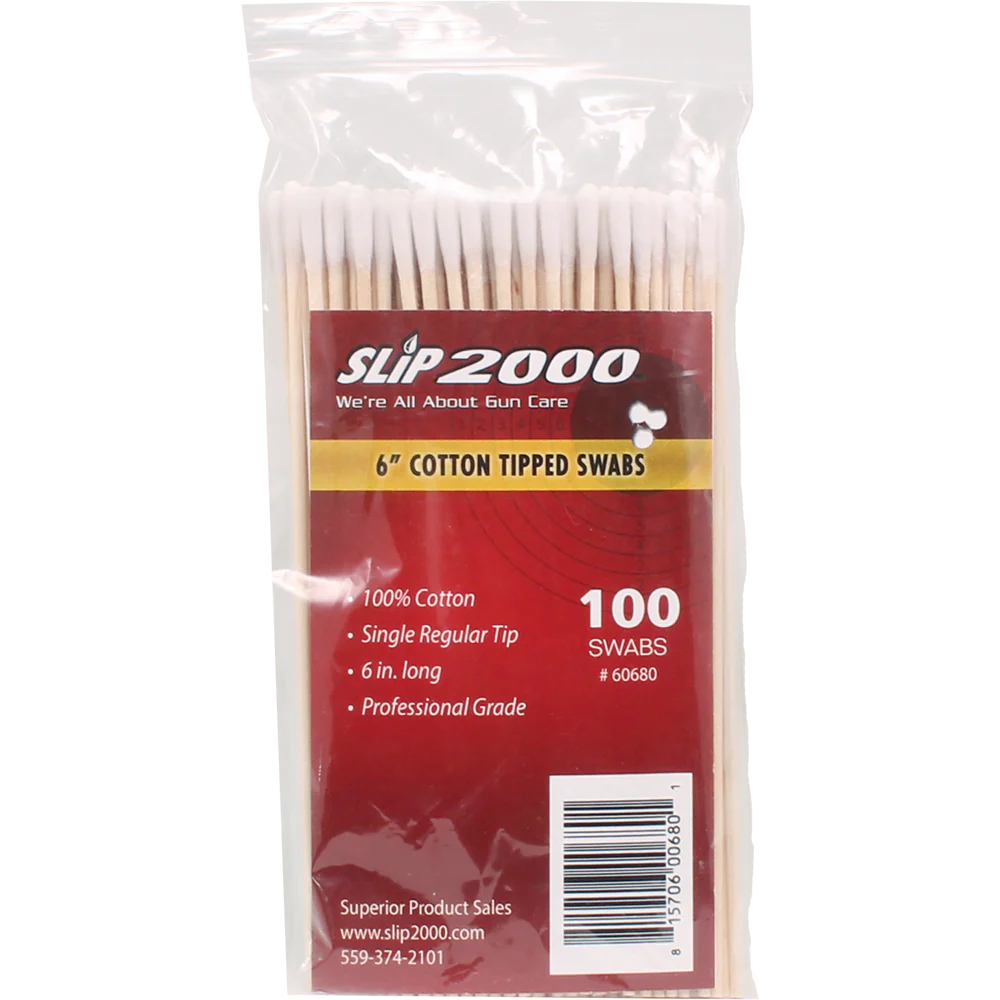 SLIP 2000 60677 6IN COTTON SWABS 100 COUNT