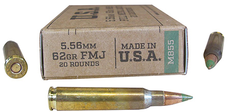 WINCHESTER SGM855KW 5.56MM M855 62 GRAIN FMJ 20 RNDS  