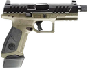 BERETTA JAXA1F921TAC 9MM APX A1 TACTICAL 4.8" THREADED BBL 21RND OD GRN