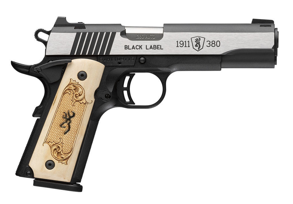 BROWNING 051998492 1911-380 BLACK MEDALLION 380 ACP 4.25" BBL 